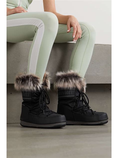 moon boot monaco fur.